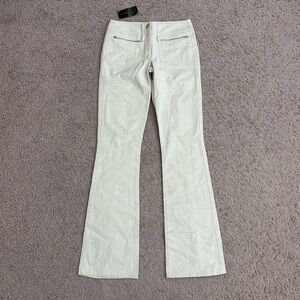 BCBGMaxAzria Twill Flared Pants Womens 0